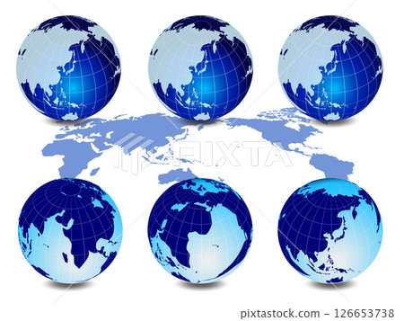 世界地圖_地球_藍色 126653738