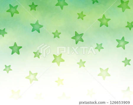 綠色星形圖案插圖背景 126653909