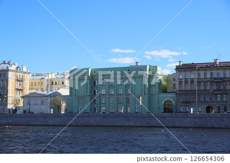Enjoy the stunning view of the historic Hermitage Museum in St. Petersburg, Russia Enjoy the stunning view of the historic Hermitage Museum in St. Petersburg, Russia 126654306