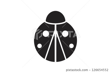 Cute ladybug illustration material Cute ladybug illustration material 126654552