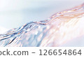 Beautiful flow of crystal clear water (cleanliness, beauty, luxury) 126654864