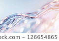 Beautiful flow of crystal clear water (cleanliness, beauty, luxury) 126654865