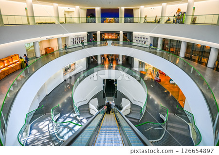 Interior view of the Fukui Prefectural Dinosaur Museum, Katsuyama City, Fukui Prefecture 126654897
