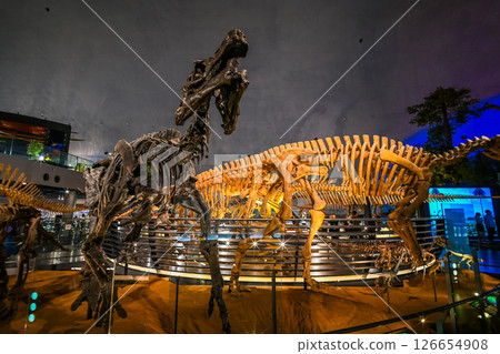 Interior view of the Fukui Prefectural Dinosaur Museum, Katsuyama City, Fukui Prefecture 126654908