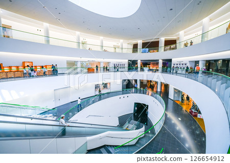 Interior view of the Fukui Prefectural Dinosaur Museum, Katsuyama City, Fukui Prefecture 126654912