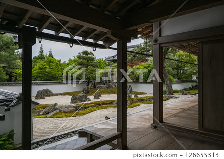 The beautiful greenery of Kanyo-ji Temple in early summer The beautiful greenery of Kanyo-ji Temple in early summer 126655313