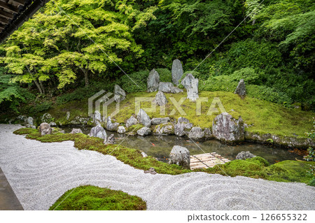 The beautiful greenery of Kanyo-ji Temple in early summer The beautiful greenery of Kanyo-ji Temple in early summer 126655322