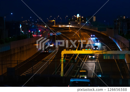 首都高速埼玉新都心線夜間交通狀況 首都高速埼玉新都心線夜間交通狀況 126656388