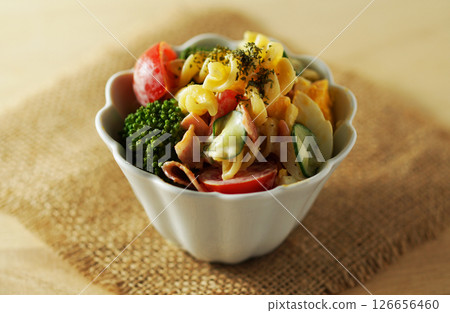 A hearty macaroni salad A hearty macaroni salad 126656460
