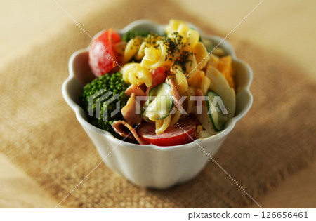 A hearty macaroni salad A hearty macaroni salad 126656461