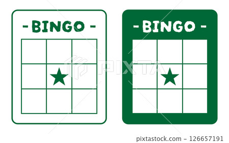 賓果卡圖示綠色 126657191