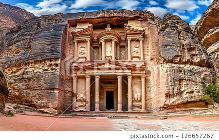 The Monastery in Petra Jordan A Marvelous display of ancient architecture 126657267
