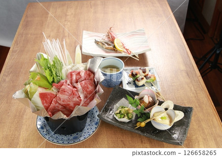 以壽喜燒為主的懷石料理2 以壽喜燒為主的懷石料理2 126658265