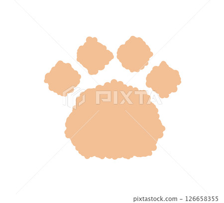 Paw prints 126658355
