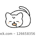 昏昏欲睡的白貓 126658356