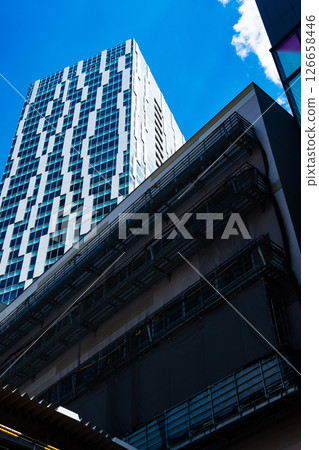 Changing Tokyo: JR Shibuya Station under construction New South Gate 2025.04 High saturation contrast Changing Tokyo: JR Shibuya Station under construction New South Gate 2025.04 High saturation contrast 126658446