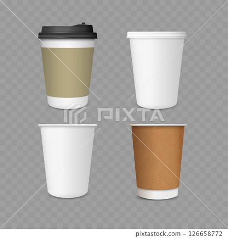 Disposable Coffee Tea Drink Cups Mockup Collection for Branding Vector Disposable Coffee Tea Drink Cups Mockup Collection for Branding Vector 126658772
