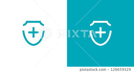Modern and professional health protection logo design Modern and professional health protection logo design 126659329
