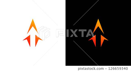 Unique and modern Up logo design 126659340