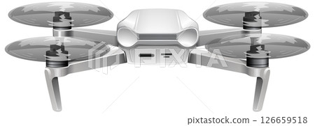 Sleek Modern Drone Vector Illustration Sleek Modern Drone Vector Illustration 126659518