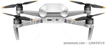 Realistic Vector Illustration of Modern Drone 126659519