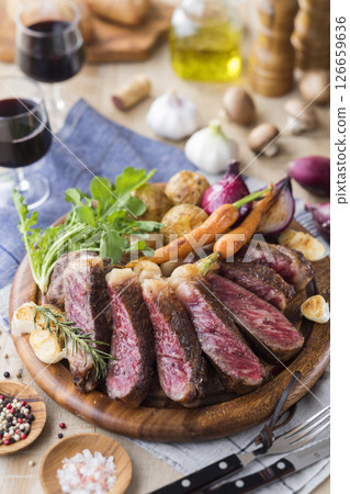和牛牛肉沙朗牛排 和牛牛肉沙朗牛排 126659636