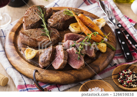 Beef tenderloin steak Beef tenderloin steak 126659838