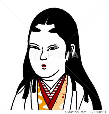 Color deformed illustration of Oichi 126660431