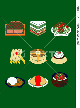 家庭餐廳背景綠色 126660870