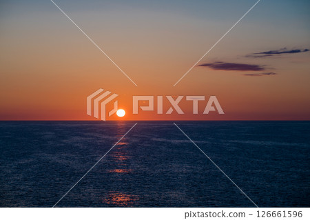 [從向日葵出發前往札幌大洗的日出] 126661596