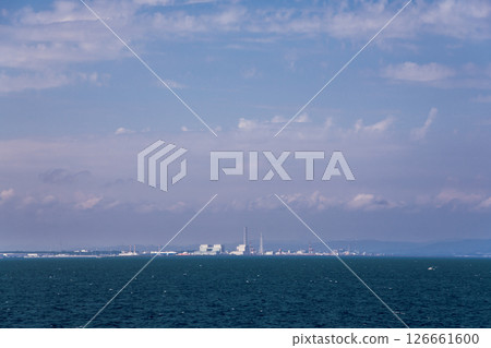 [Sunflower Sapporo Oarai bound sailing off the coast of Fukushima Daiichi Nuclear Power Plant] 126661600