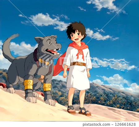 [Together, anywhere...] The adventures of a dropout priest boy and a useless lion dog 126661628