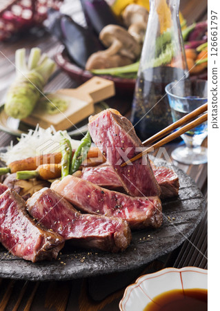 Wagyu beef sirloin steak Wagyu beef sirloin steak 126661797