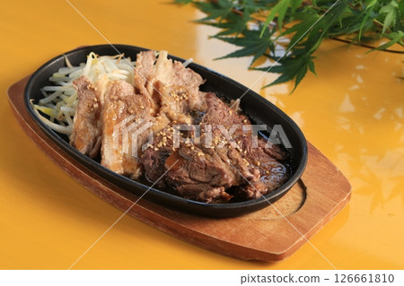 Meat assortment teppanyaki Meat assortment teppanyaki 126661810