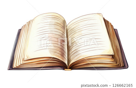Illustration of an open book Illustration of an open book 126662165