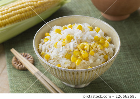 Corn rice 126662685