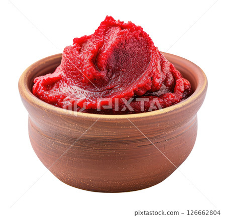 Hole in the wood wall 126662804