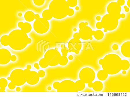 Circle light tone yellow background graphic illustration 126663312