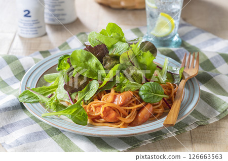 Neapolitan with plenty of baby leaves 126663563