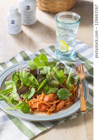 Neapolitan with plenty of baby leaves 126663567