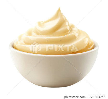 Bowl with mayonnaise 126663745