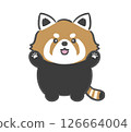 Threatening Red Panda 126664004