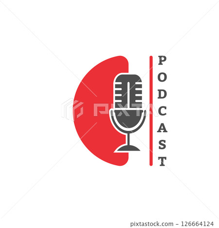 Podcast. Microphone icon for website, app and creative design Podcast. Microphone icon for website, app and creative design 126664124