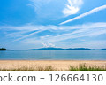 Image of a calm sandy beach on the Seto Inland Sea [Setouchi City, Okayama Prefecture] 126664130