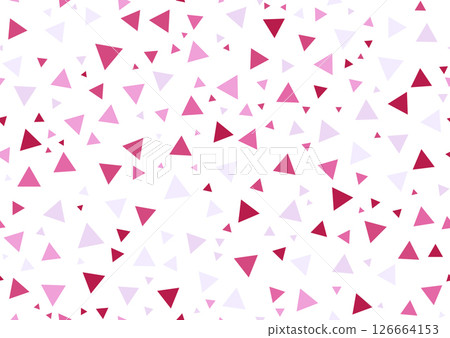 Seamless pattern of multicolored triangles. Template for textures, textiles, wallpapers, banners, invitations and simple backgrounds. Layout for cover, poster, postcard, interior and decorative art Seamless pattern of multicolored triangles. Template for textures, textiles, wallpapers, banners, invitations and simple backgrounds. Layout for cover, poster, postcard, interior and decorative art 126664153