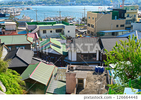 [Korea/Pohang City] Japanese House Street in Kuryongpo, a view from a hilltop 126664448