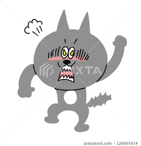 Comical cat character 126665014