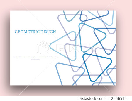 Colorful geometric design. Templates for creative design. Layout of the cover, banner, brochure, poster, advertising, corporate design and interior paintings Colorful geometric design. Templates for creative design. Layout of the cover, banner, brochure, poster, advertising, corporate design and interior paintings 126665151