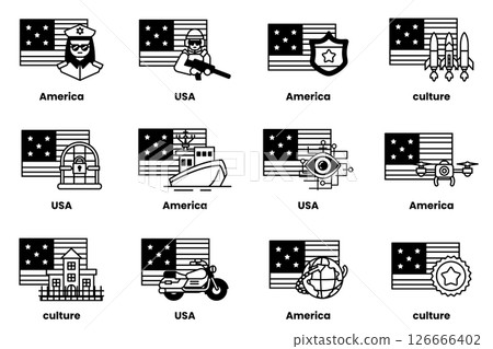 The image is a collection of flags from different countries The image is a collection of flags from different countries 126666402