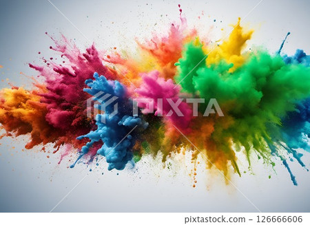 多彩抽象射線 126666606